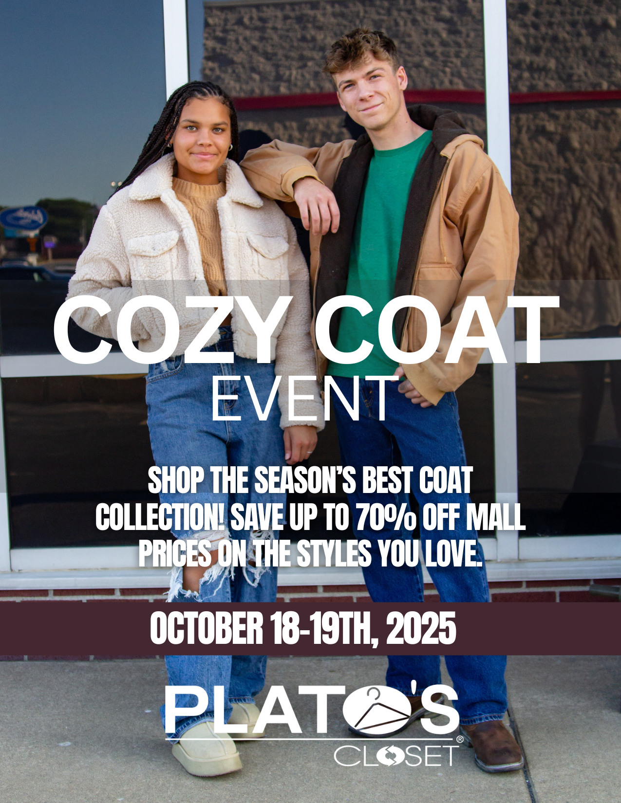 We're dropping our best selection of coats on October 18th! North Face, Patagonia, Boutique Brands, Columbia, & More For Up To 70% Off Mall Prices. Coats starting at $8!